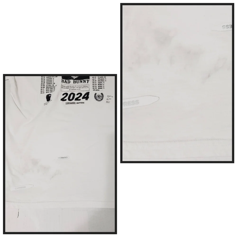 Bad Bunny Most Wanted Tour 2024 Live Nation Rimas by Circle Clothing Men's Large - Picture 6 of 8